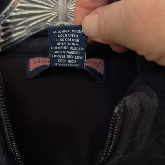 Vineyard Vines 3/4 Zip Shep Shirt, Navy, Men’s S - Picture 6 of 9